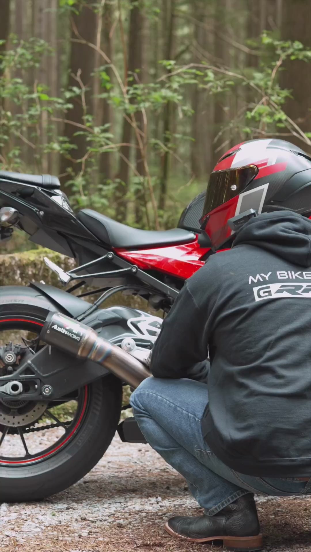 GRRR MOTORCYCLE HOODIE