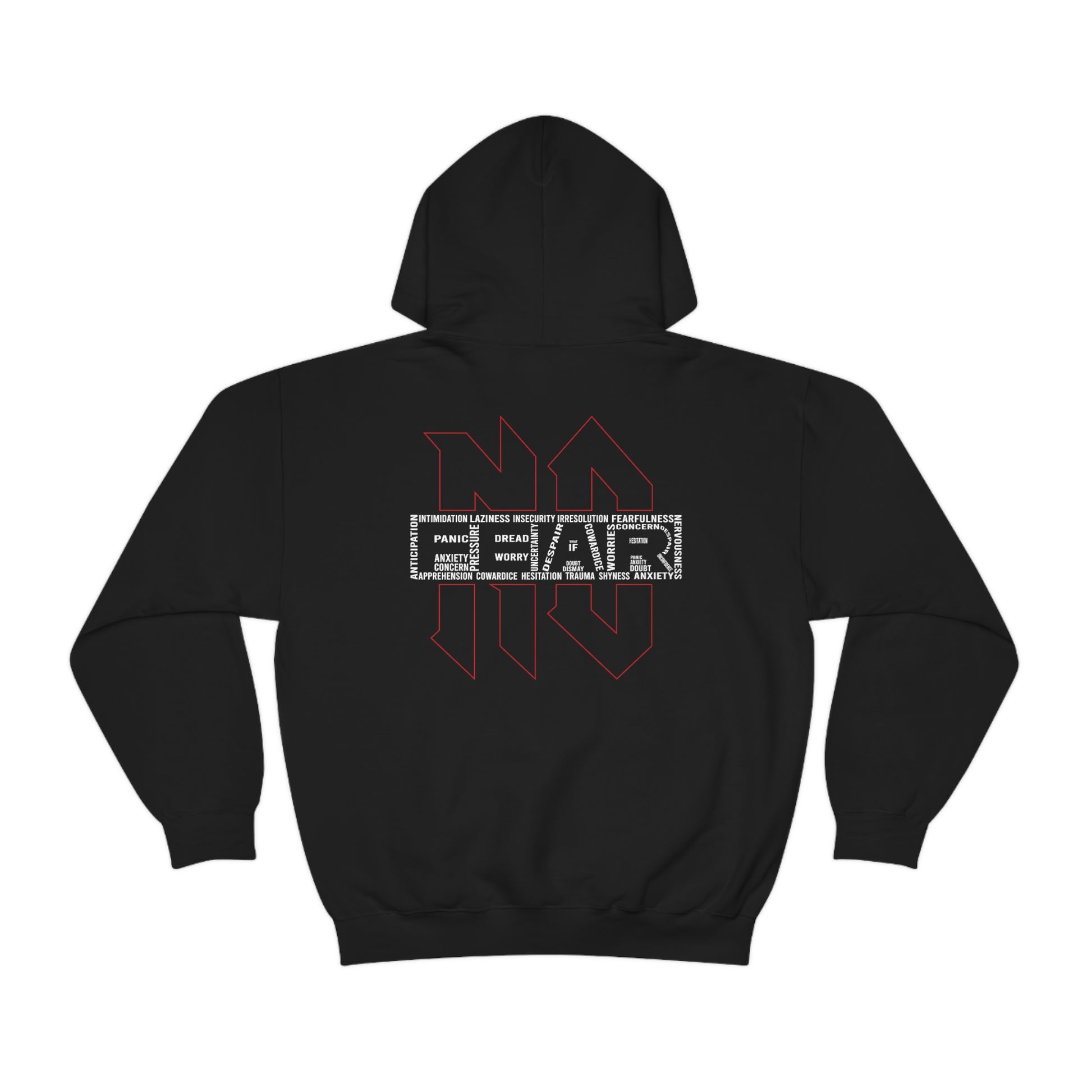 back of hoodie
