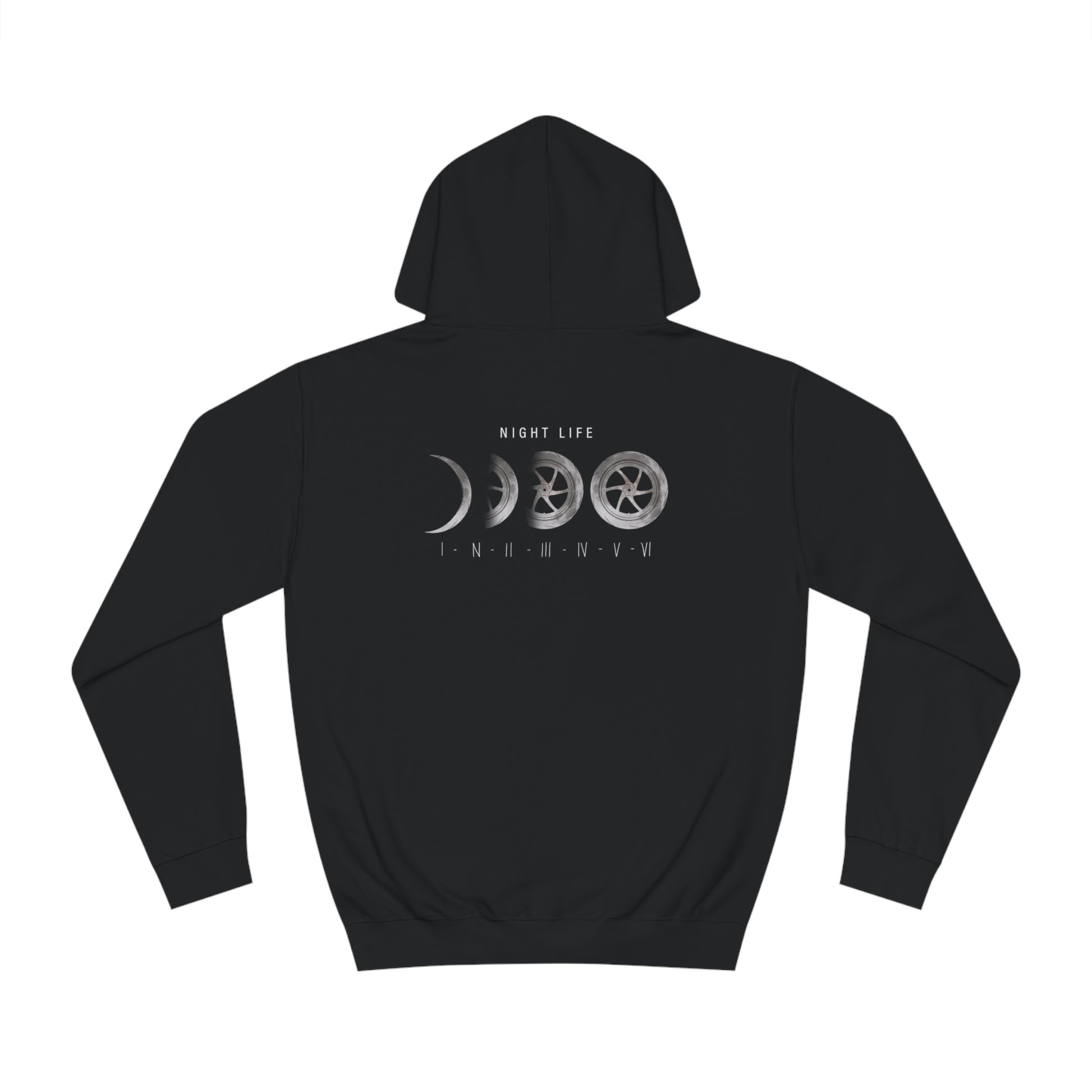 back of hoodie