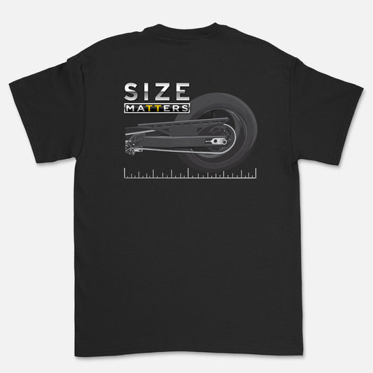 MOTORCYCLE T-SHIRT | SIZE MATTERS