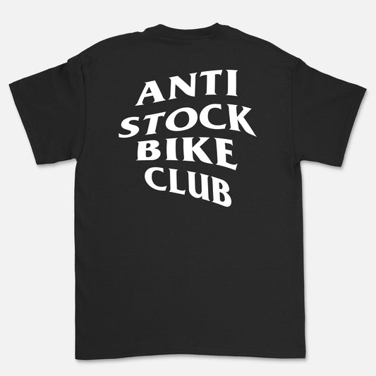 "ANTI STOCK BIKE CLUB" MOTORCYCLE T-SHIRT