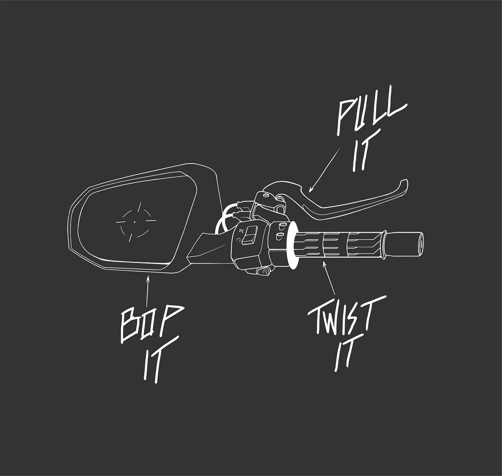 BOP IT MOTORCYCLE TEE  sportbike motorcycle t-shirt graphic