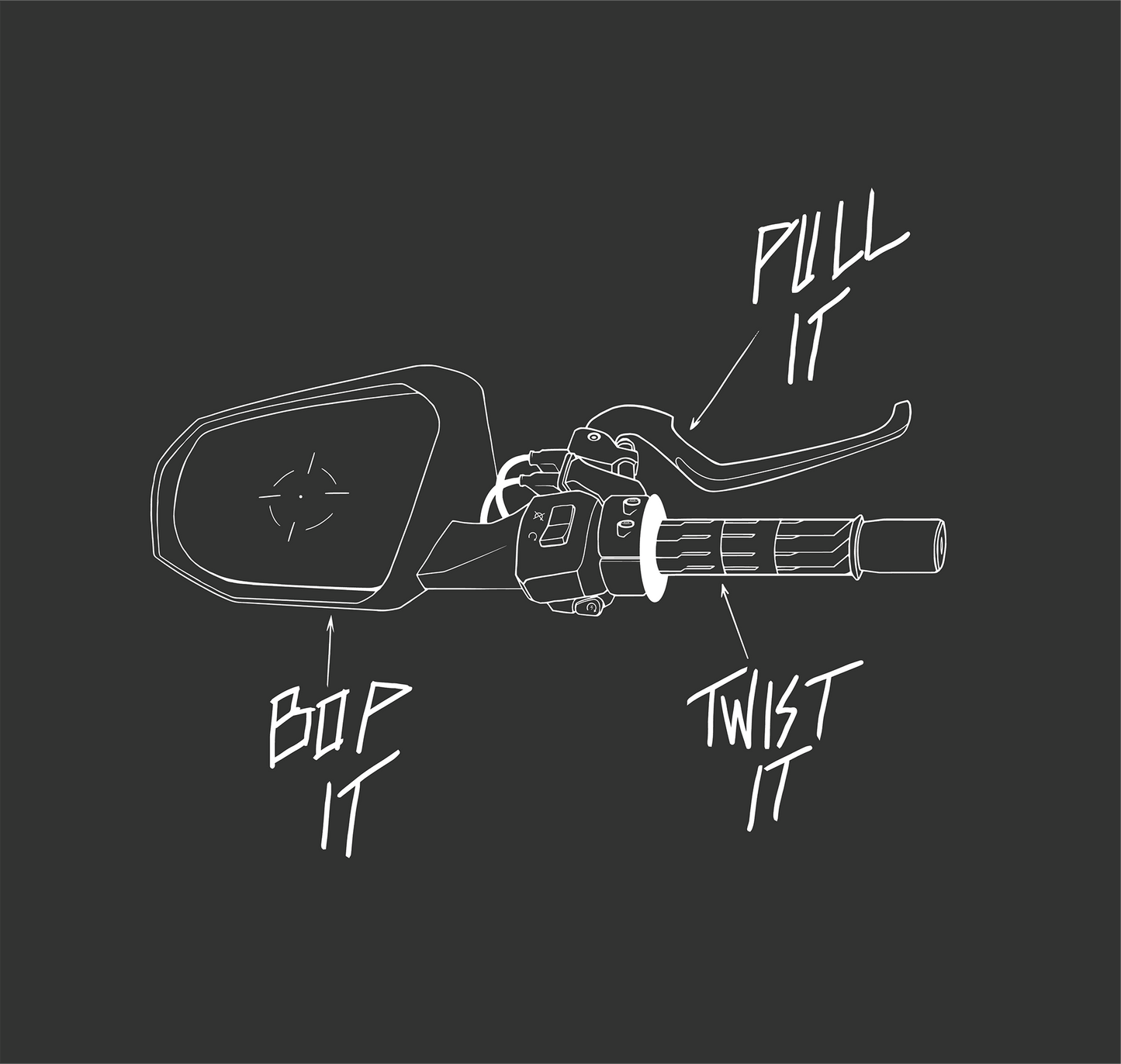 BOP IT MOTORCYCLE TEE  sportbike motorcycle t-shirt graphic