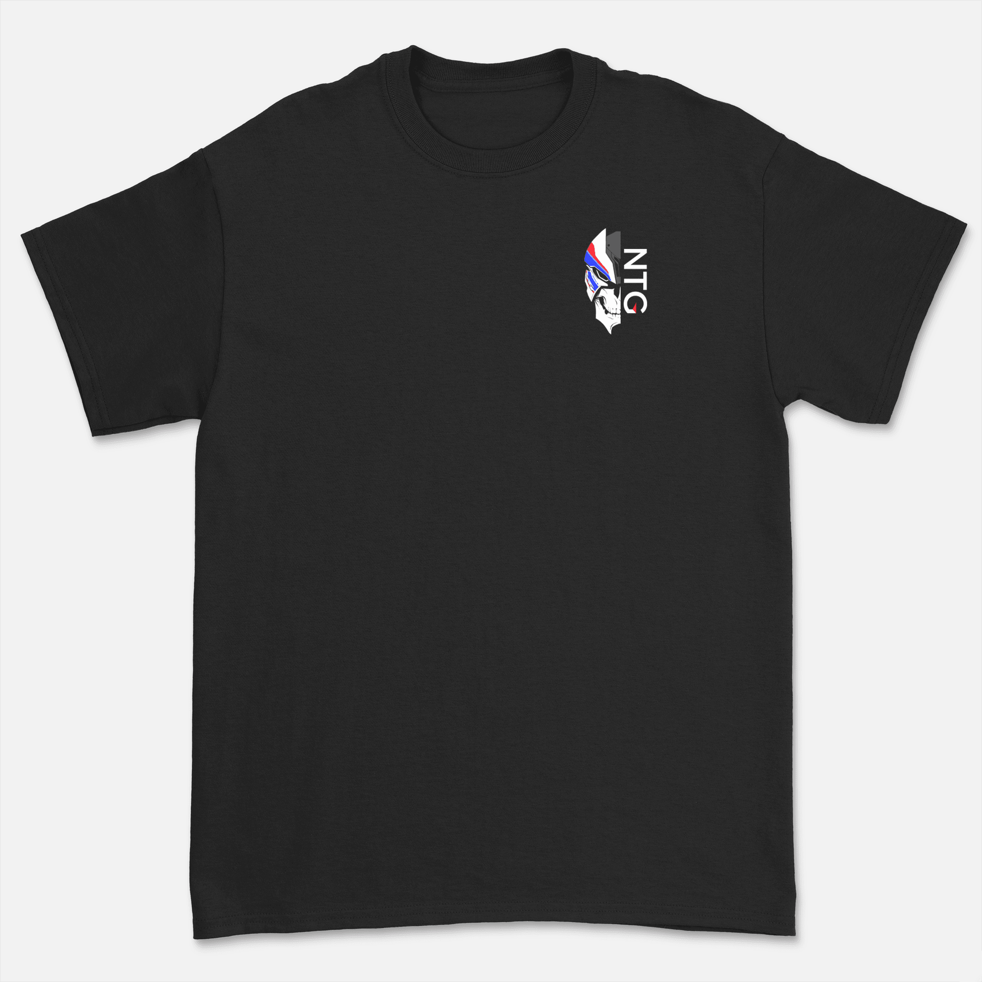 BMW S1000RR SKULL sportbike motorcycle t-shirt front