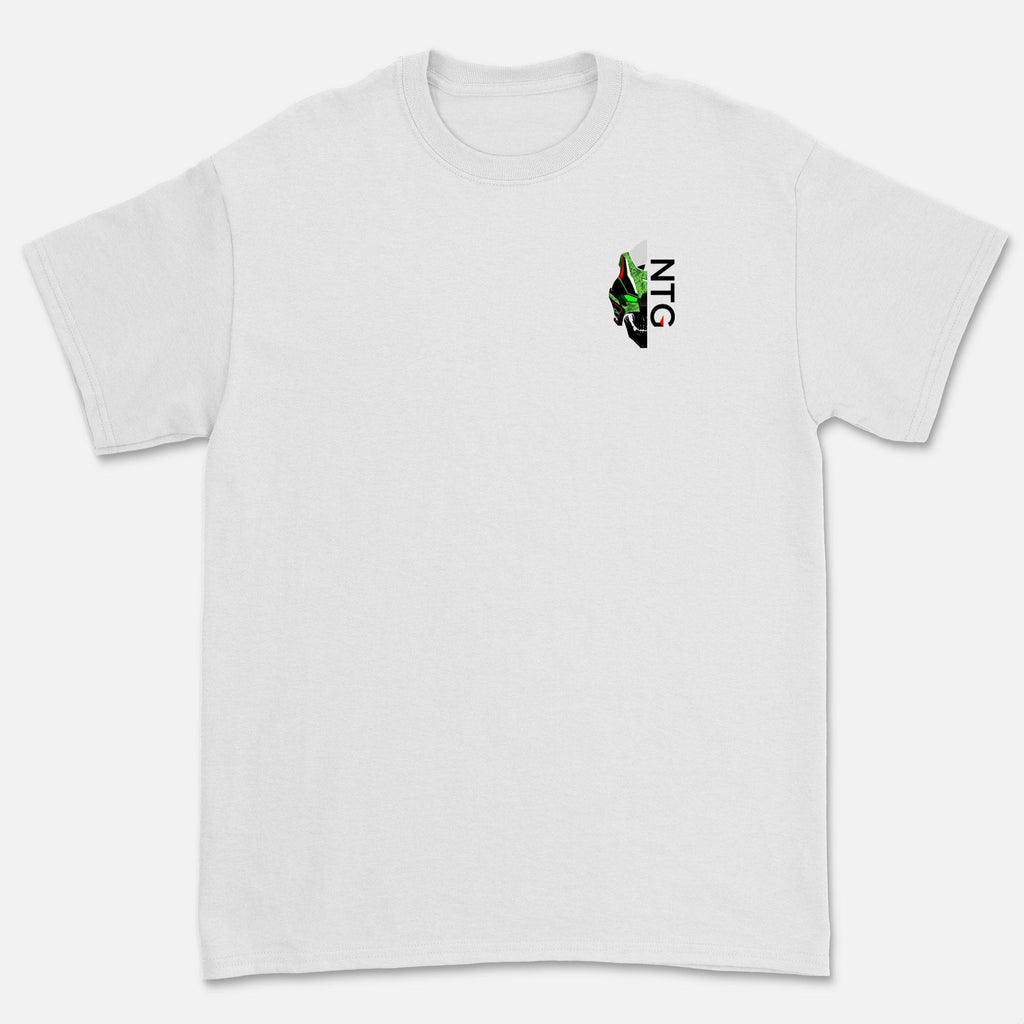 KAWASAKI ZX10R SKULL sportbike motorcycle t-shirt front