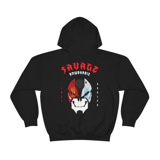 back of hoodie