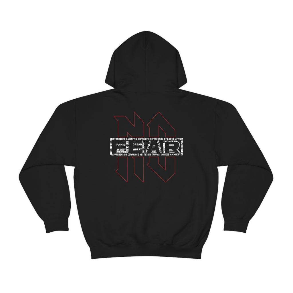 back of hoodie