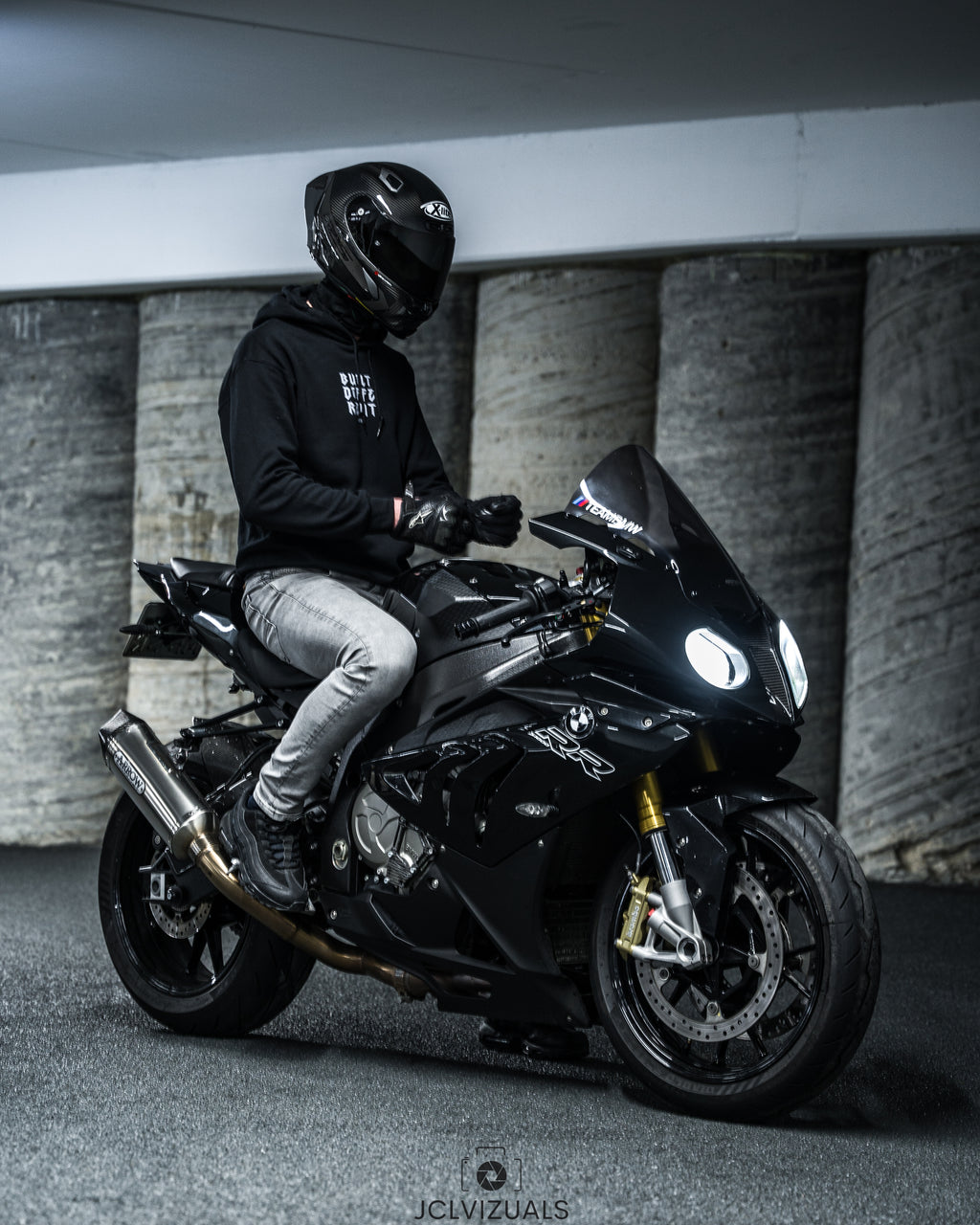 "BUILT DIFFERENT" MOTORCYCLE HOODIE