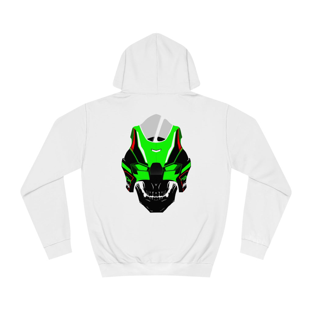 back of kawasaki zx10r sportbike hoodie