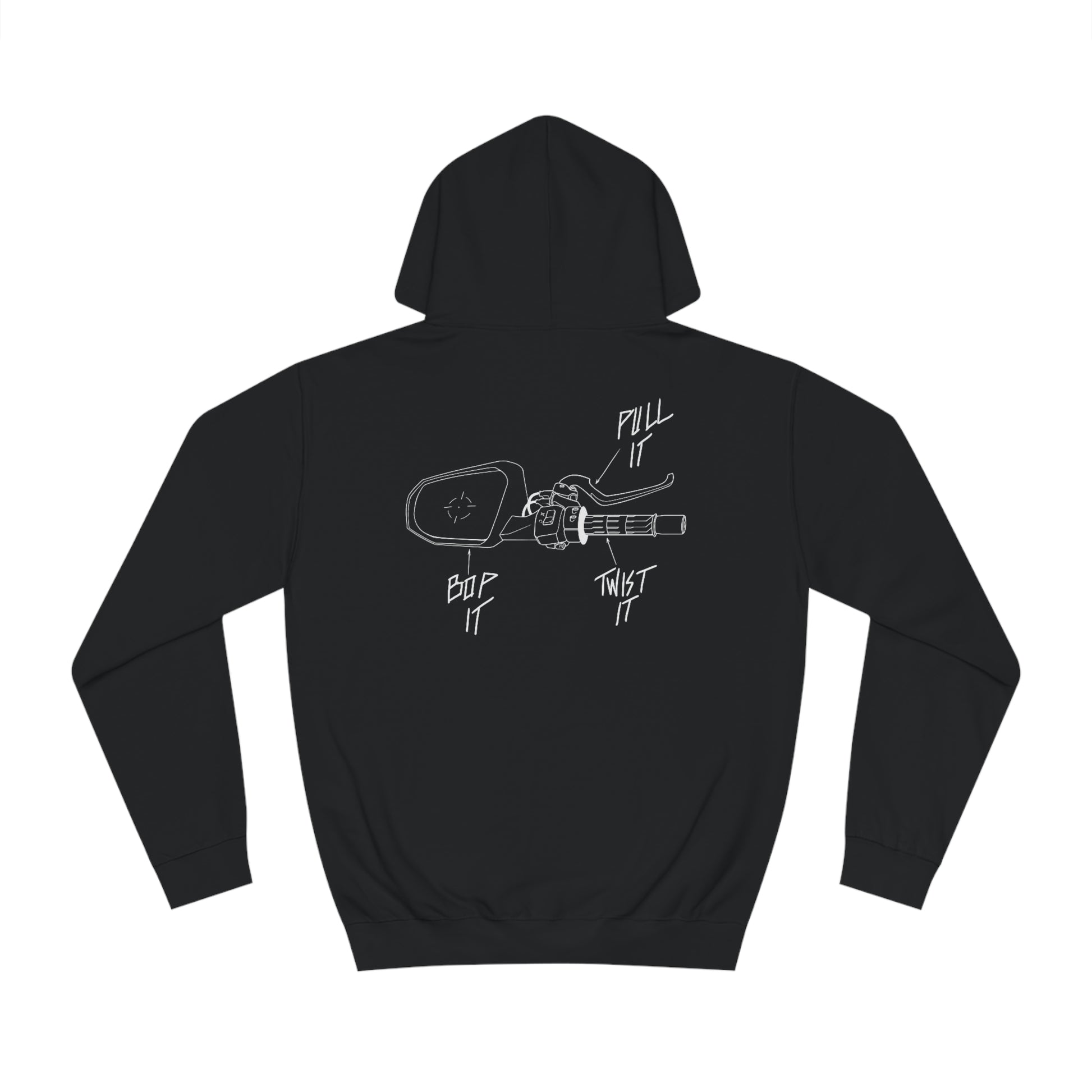 motorcycle hoodie back of hoodie