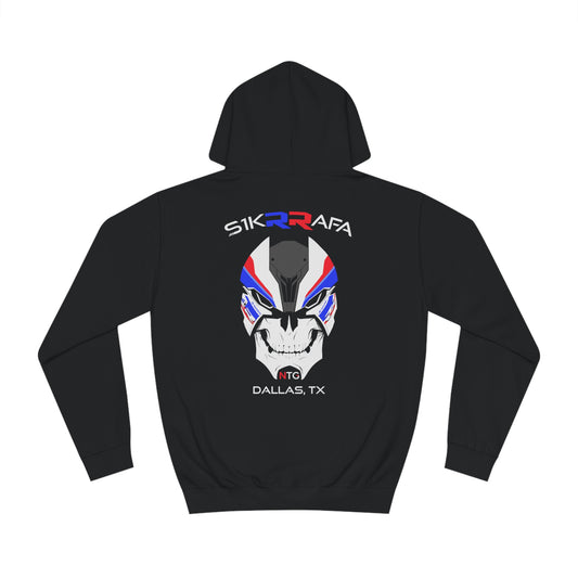 back of hoodie