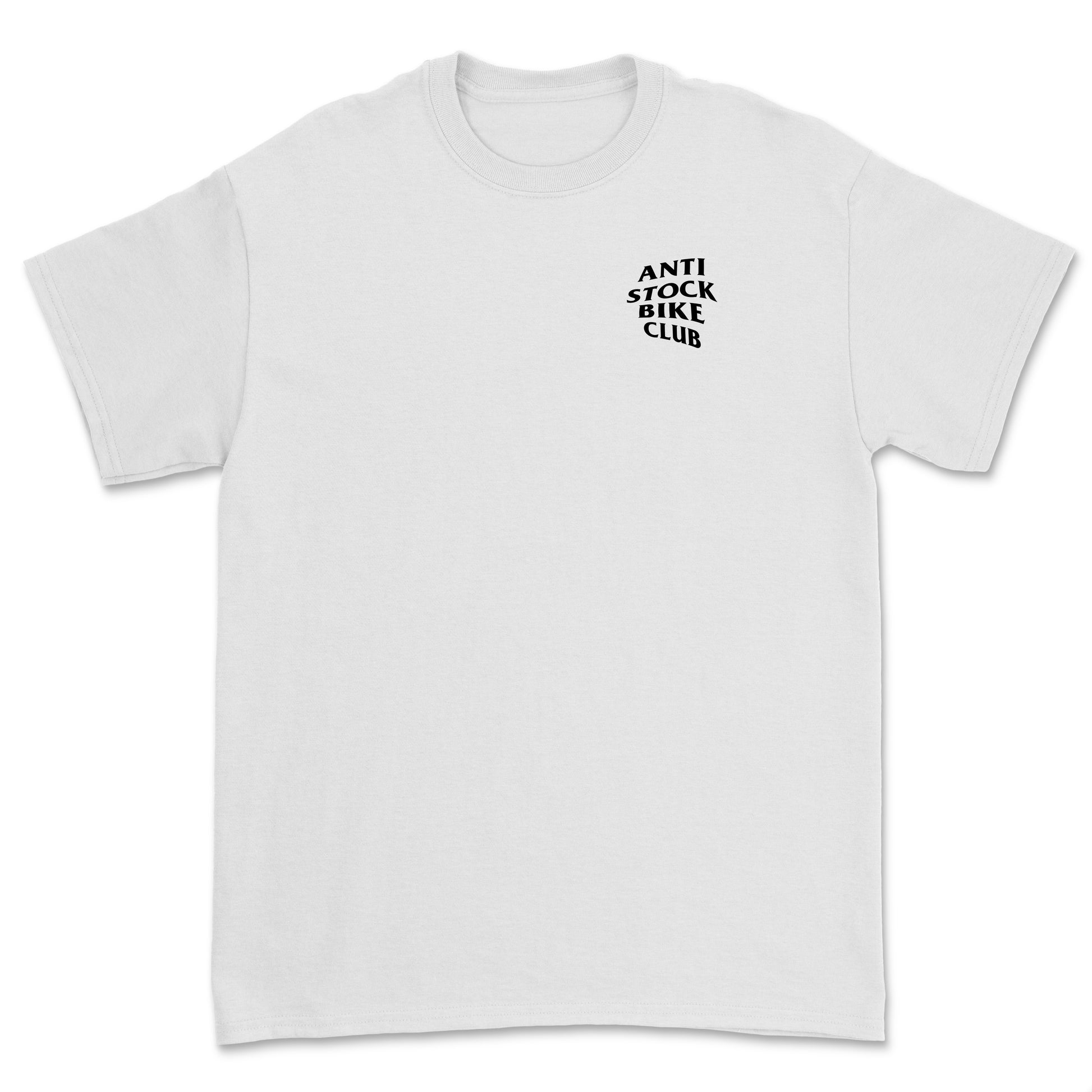 "ANTI STOCK BIKE CLUB" MOTORCYCLE T-SHIRT