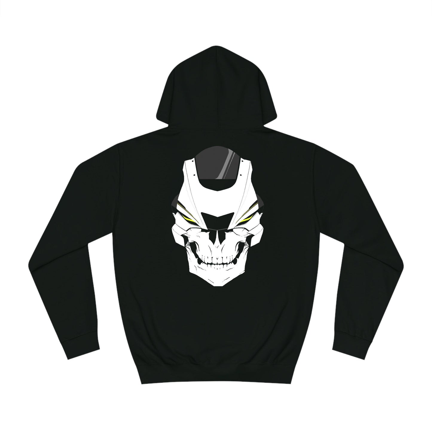 back of yamaha r6 sportbike hoodie white